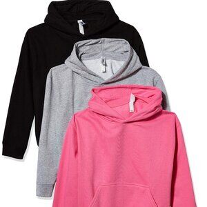 Marky G Apparel Boys' Fleece Long Sleeve Pullover Hoodie (Pack of 3) Medium